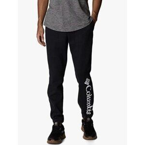 Columbia Men's Trek Jogger black plus size 2X comfort logo elastic waist pockets